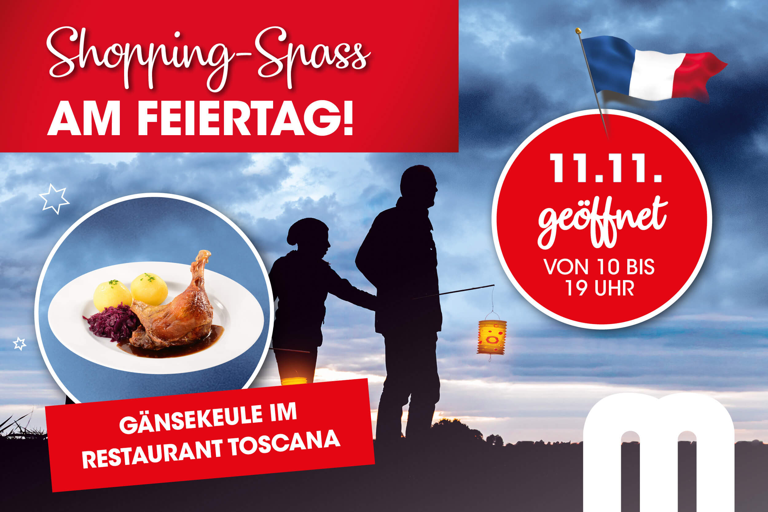 Shopping Spass am französischen Feiertag 